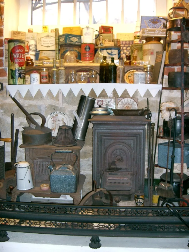 Domestic 4. Groceries & the fireplace